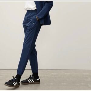 Everlane The Sport Men's Joggers Navy Track Pants Elastic Waist Size Small